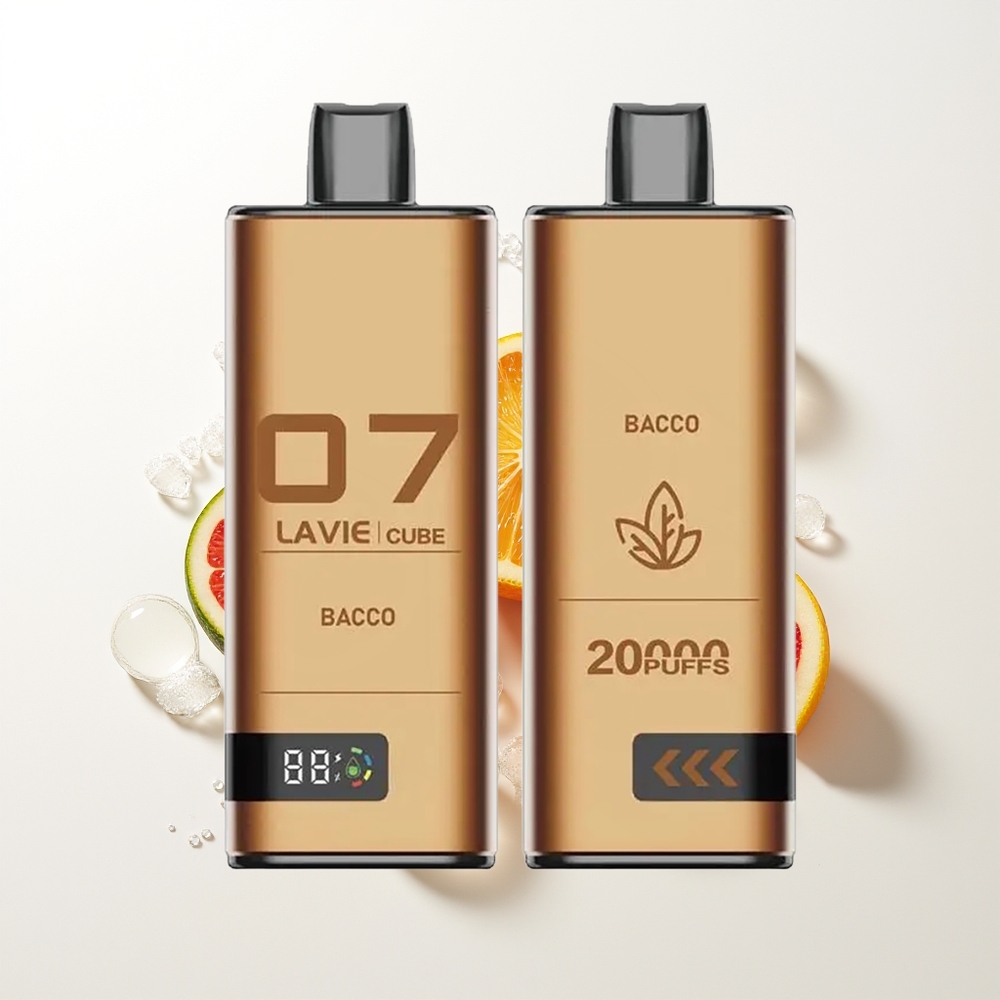 LAVIE Cube 20000 Pūšu Vienreizējās Lietošanas Vape Bacco Sāls Nikotīns 2% 5% 28ML 600mAh Type C