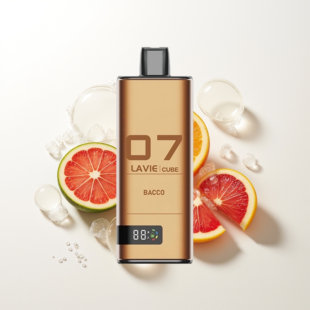 LAVIE Cube 20000 Pūšu Vienreizējās Lietošanas Vape Bacco Sāls Nikotīns 2% 5% 28ML 600mAh Type C