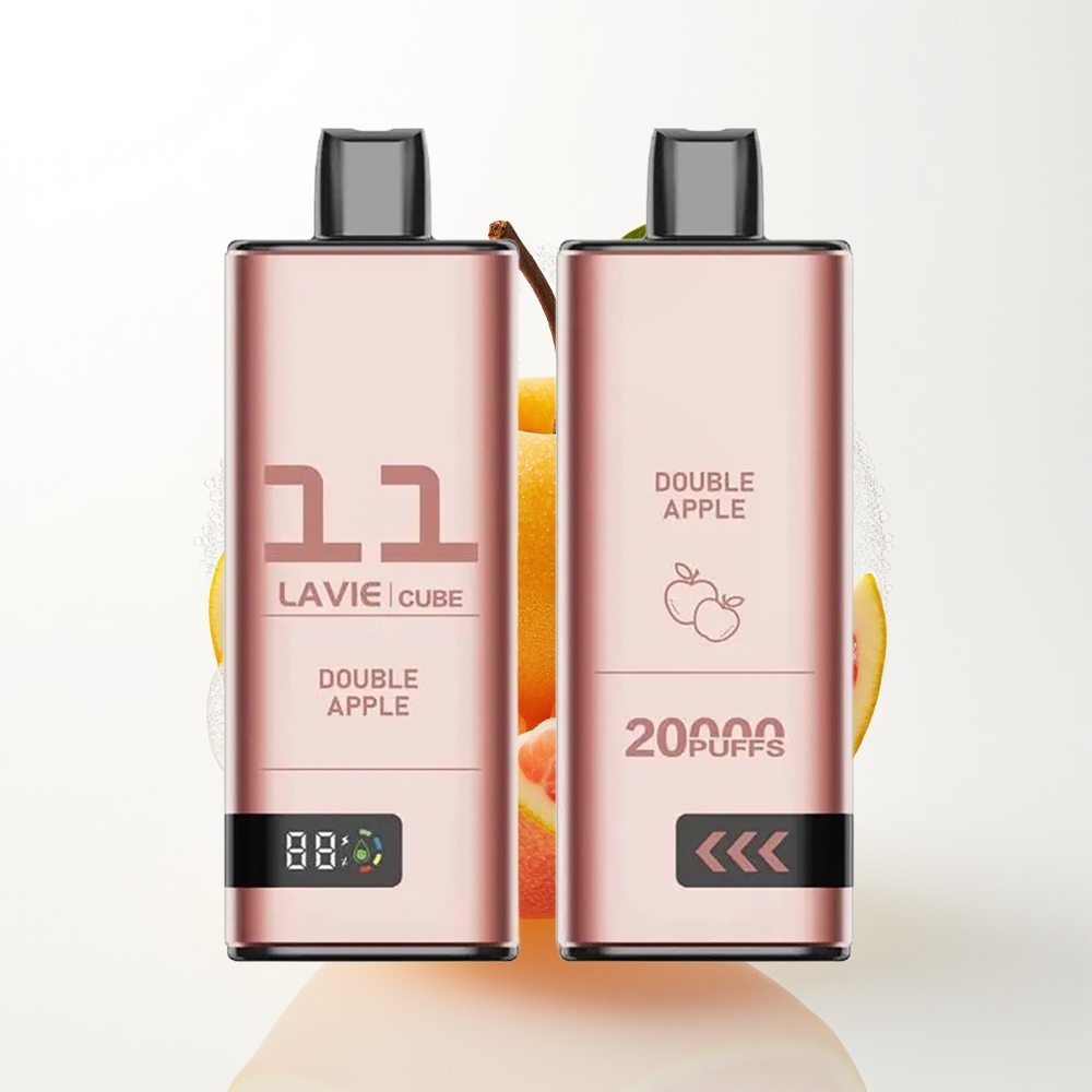 LAVIE Cube 20000 Pūšu Vienreizējās Lietošanas Vape Dubultā Ābele 2% 5% 28ML 600mAh Type C