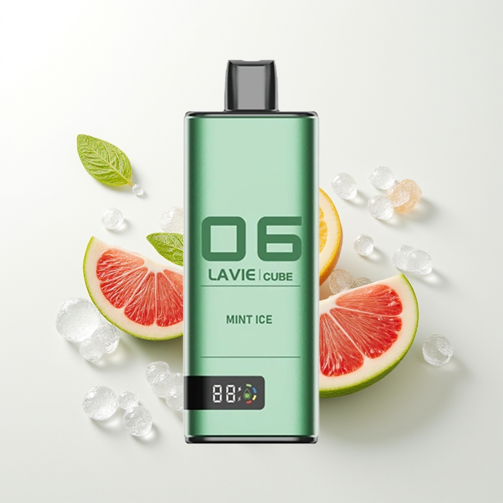 LAVIE Cube 20000 Pūšu Vienreizējās Lietošanas Vape Piparmētru Ledus 2% 28ML Type C