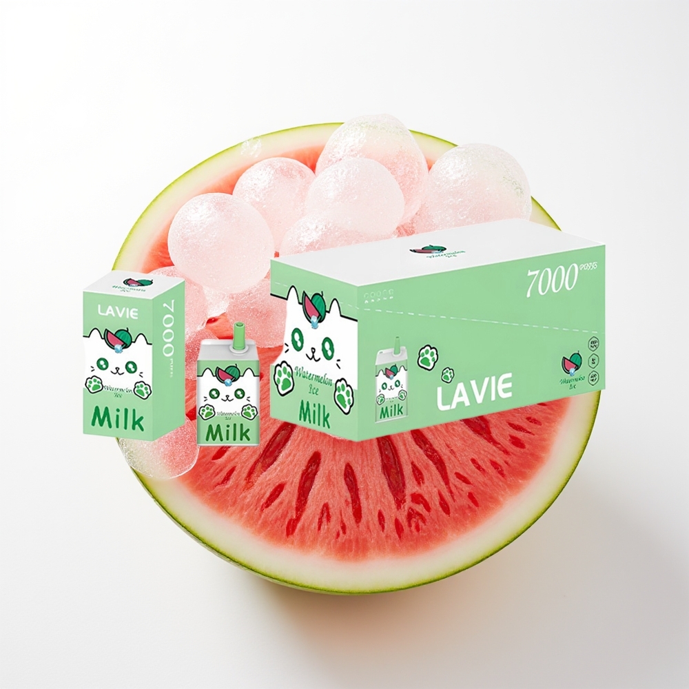 LAVIE Milk 7000 Pūši Arbūzu Ledus Vāciņš 16ML 600mAh Type-C