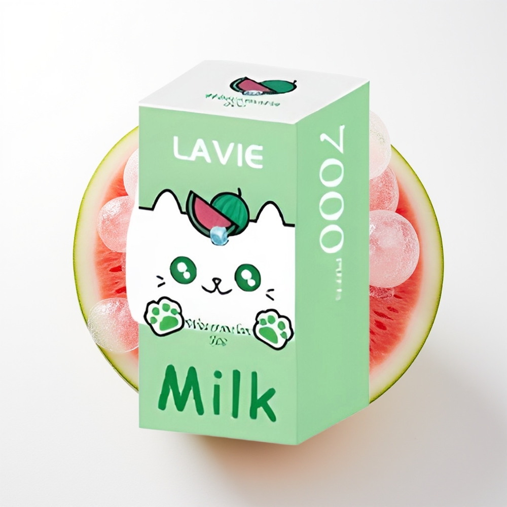 LAVIE Milk 7000 Pūši Arbūzu Ledus Vāciņš 16ML 600mAh Type-C