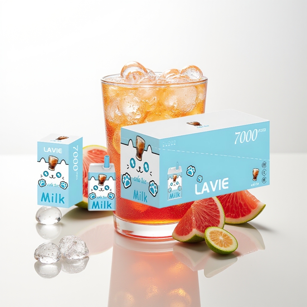 LAVIE Milk 7000 Pūši Izkausējuma Kolas Ledus 16ML 600mAh Type C