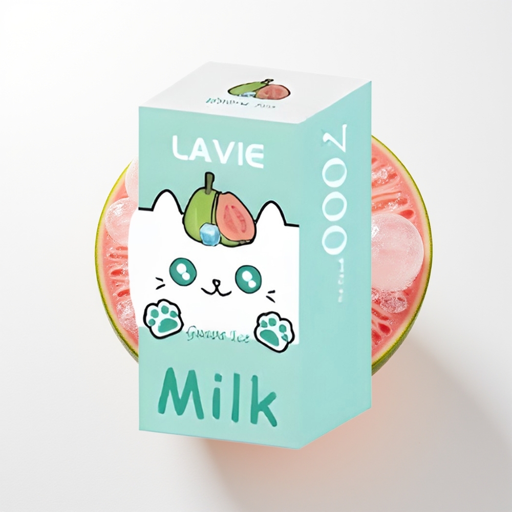 LAVIE Milk 7000 Pūšu Guaveju Ledus Vienreizējās Lietošanas Vape 16ML 600mAh Type C
