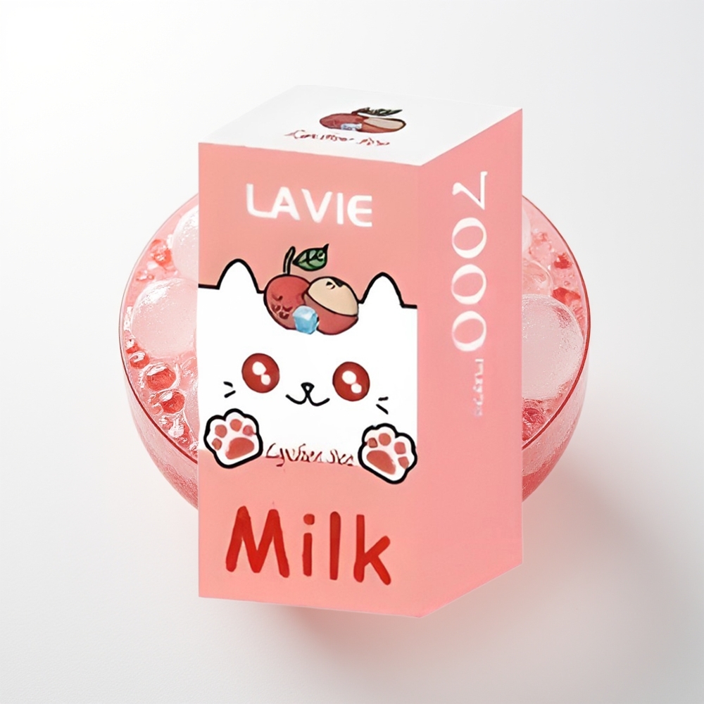 LAVIE Milk 7000 Puffs Liciāda Ledus 0%/2%/5% Nikotīns 16ML 600mAh Type C