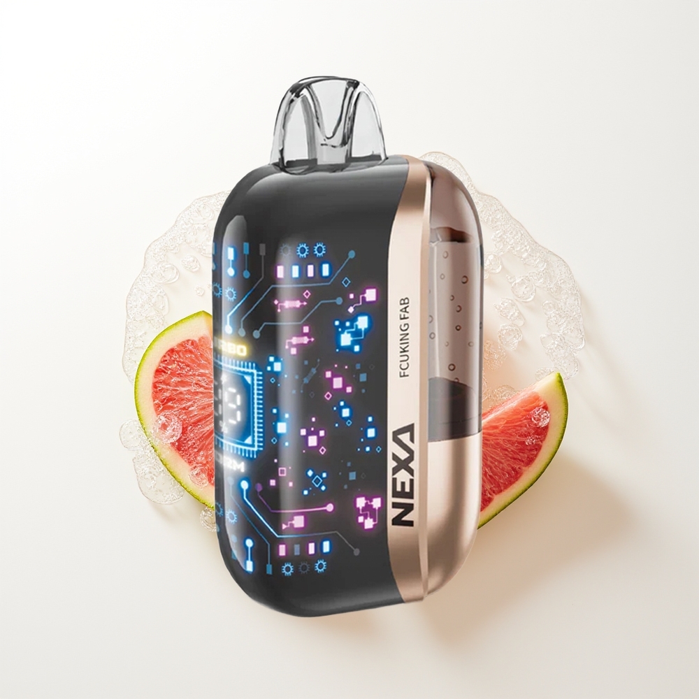 NEXA Ultra 50000 Pūšu Vienreizējās Lietošanas Vape Apsitoši Fab 20ml 800mAh 5% Nikotīna 0.9ohm Dual Mesh 3D Ekrāns Type-C