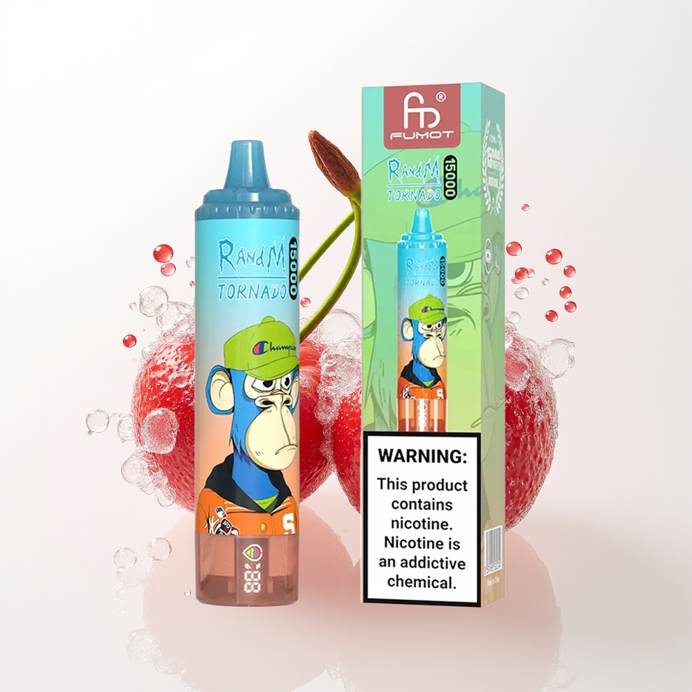 RandM Fumot Tornado 15000 Pūšanas Kiršu Kola 25ml 850mAh 0.9Ω Mesh LCD Type-C