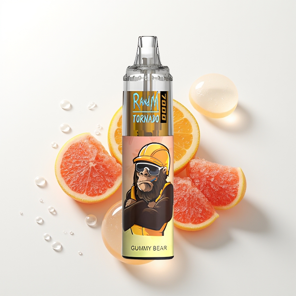 RandM Fumot Tornado 7000 Pūšu Gumiņlāču Vienreizējās Lietošanas Vape 14ML 850MAH Type-C RGB Gaismas Gaiss-Regulējams