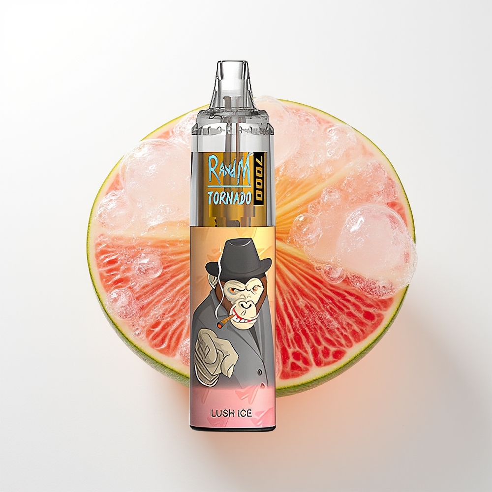 RandM Fumot Tornado 7000 Pūšu Vienreizējās Lietošanas Vape Svaiga Ledus
