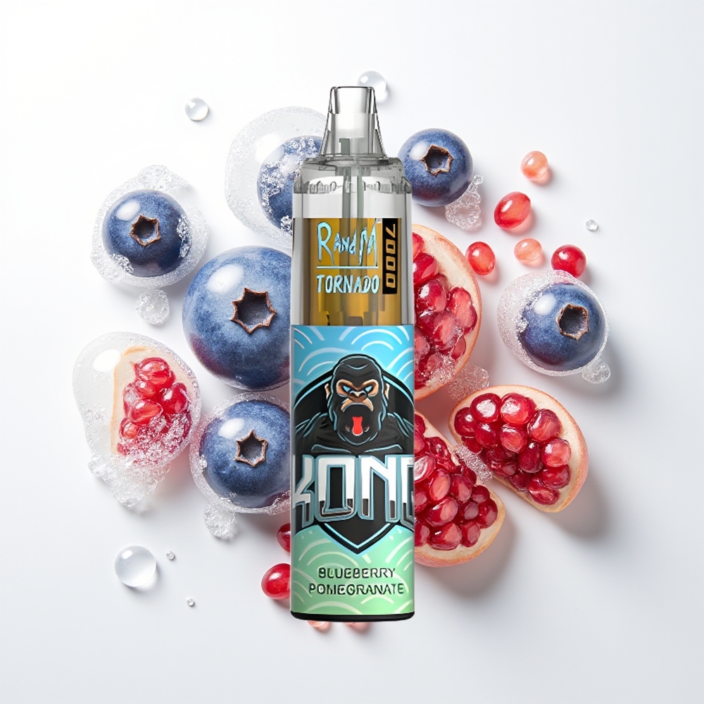 RandM Fumot Tornado 7000 Pūšu Vienreizējās Lietošanas Vape Zilā Džemene Granāts 14ML 850MAH Mēslošana Type-C RGB Gaisma Gaiss-Regulējams