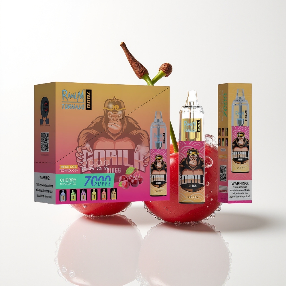 RandM Fumot Tornado 7000 Šķēres 14ML RGB Gaismas 850MAH Siets Spole Type-C Gaiss