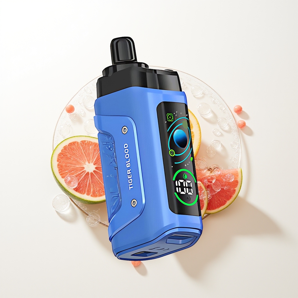 Razz Bar 45000 Puffs Vienreizējās Lietošanas Vape Tīģera Asinis