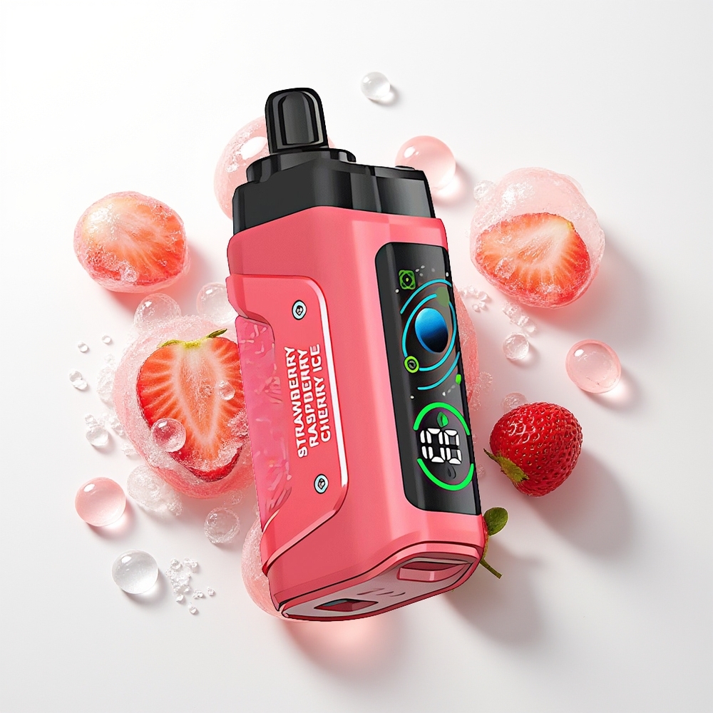 Razz Bar 45000 Puffs Vienreizējās Lietošanas Vape Zemeneņu Ķiršu Ledus