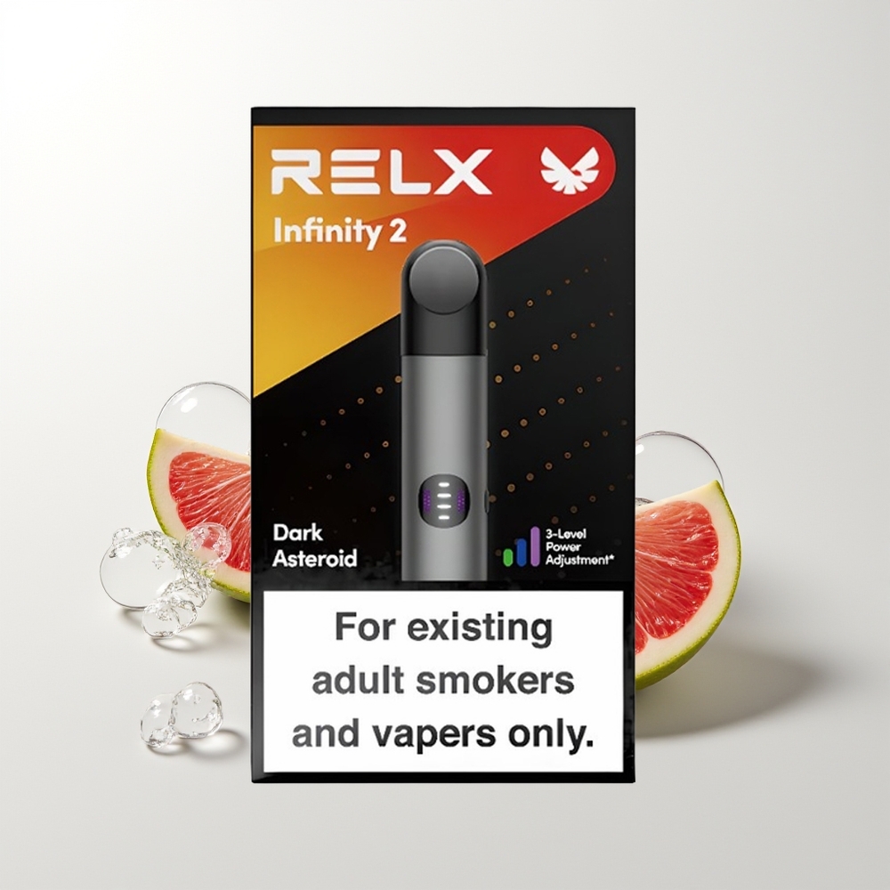 RELX Infinity 2 600-650 Pūšu Pelēkais Vape Ierīci 1.9 ml Pods 440mAh Akumulators USB Type-C 3 Režīmi