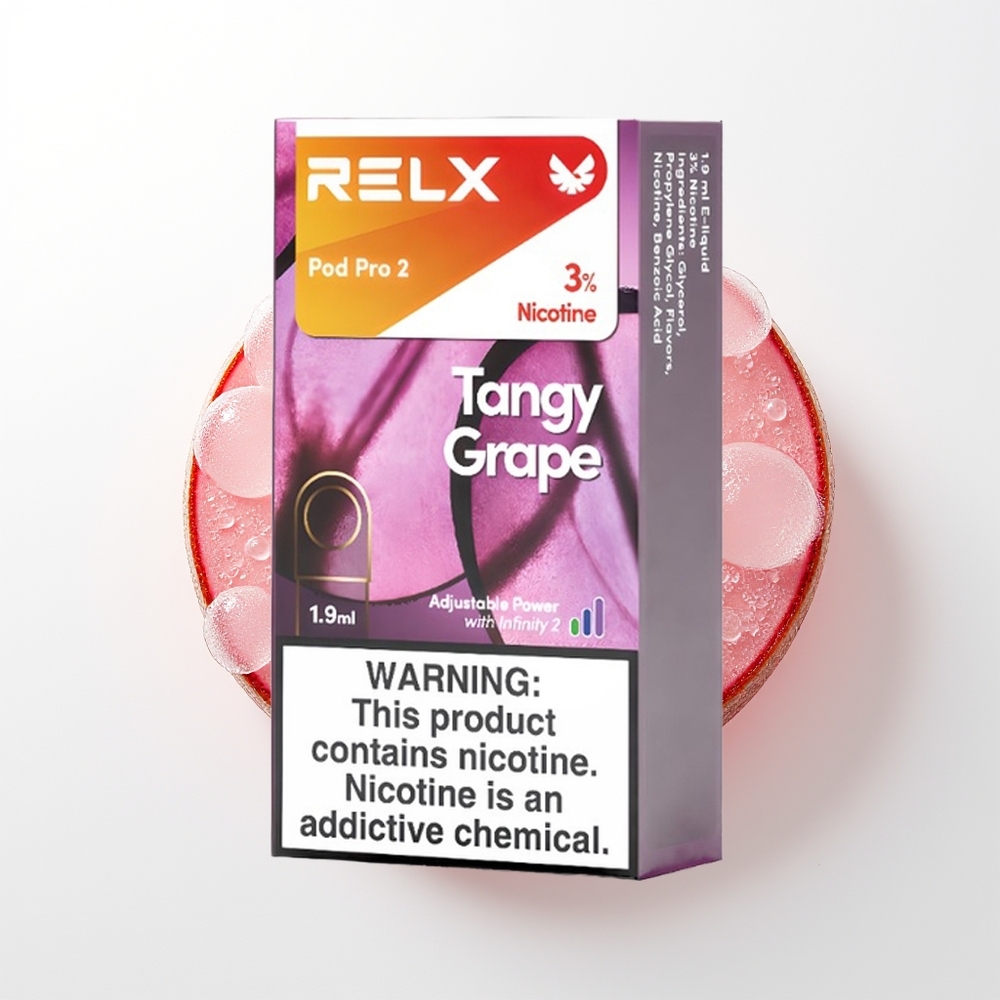 RELX Pod Pro 2 600 Pūšieni Skābo Vīnogu 1.9ml 3 Režīmi (Eco Smooth Boost)