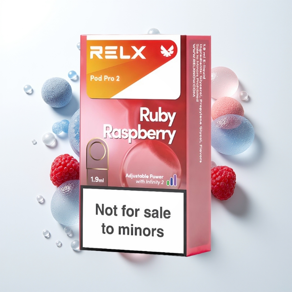 RELX Pod Pro 2 600 Pūtas Zilā Aveņu 1.9ml 3 Režīmi (Eco Smooth Boost)