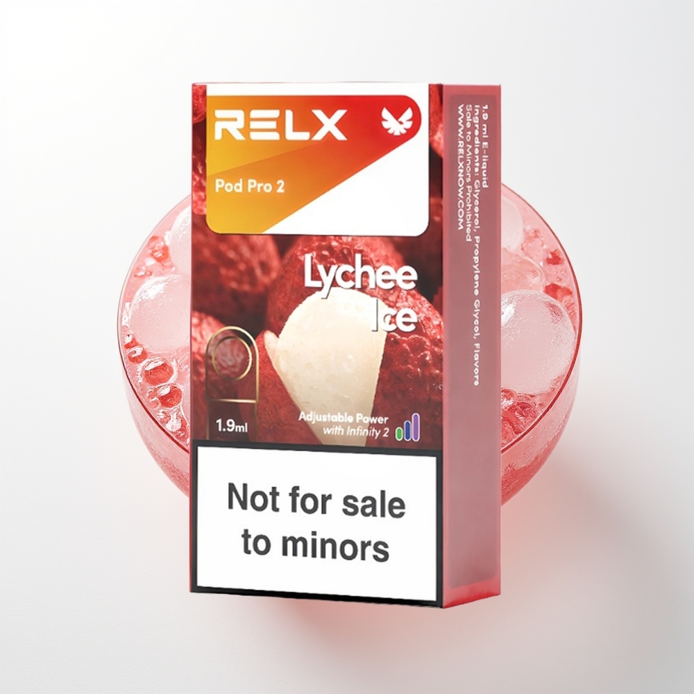 RELX Pod Pro 2 600 Pūšu Liči Ledus 1.9ml 3 Režīmi (Eco Smooth Boost)