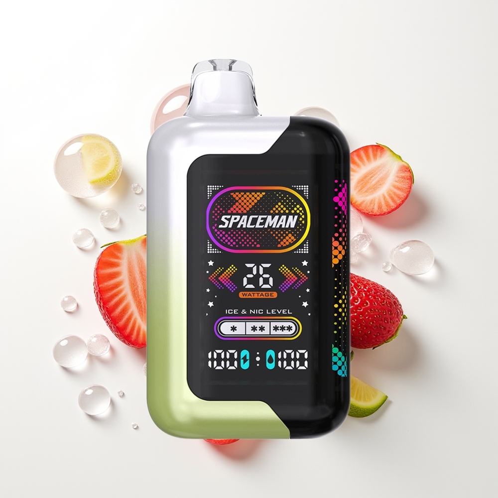 SMOK SPACEMAN SP40000 Disposable 20ml Zemeņu Kiwi Vape 1000mAh 50mg/ml