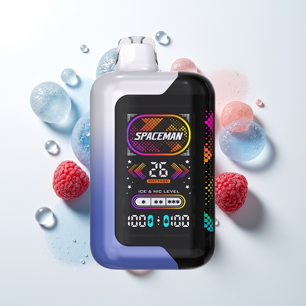 SMOK SPACEMAN SP40000 Divreiz 20ml Zilā Aveņu Ledus 1000mAh 50mg/ml
