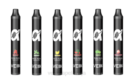 VEIIK Micko Alpha vienreizējās lietošanas vape 600 pūtītes 500mah VEIIK Vape Review 2R8N58 vairākas garšas