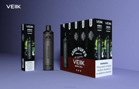 VEIIK Micko Era 4500 vienreizējās lietošanas 30 mg VEIIK Cracker Pod Latvija 2R8N9 upenes