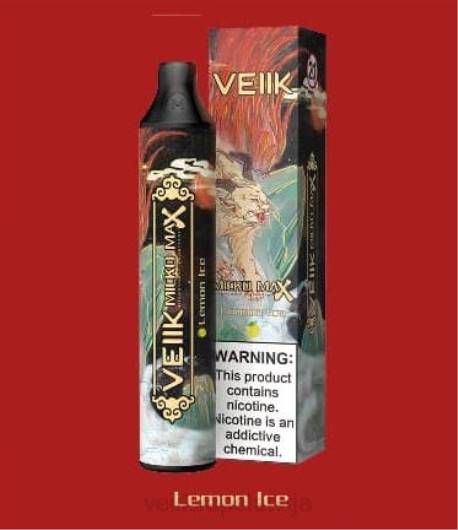 VEIIK Micko MAX vienreizējās lietošanas vape 1500 uzpūtienu VEIIK Vape Review 2R8N48 citronu ledus