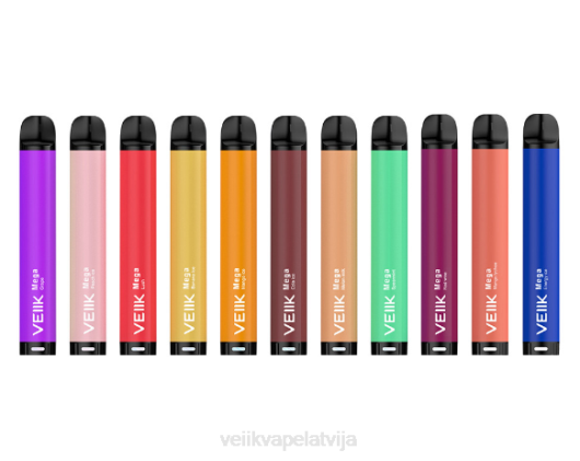 VEIIK Micko Mega vienreizējās lietošanas vape 800 pūtītes 500mah VEIIK Cracker Pod Latvija 2R8N59 vairākas garšas