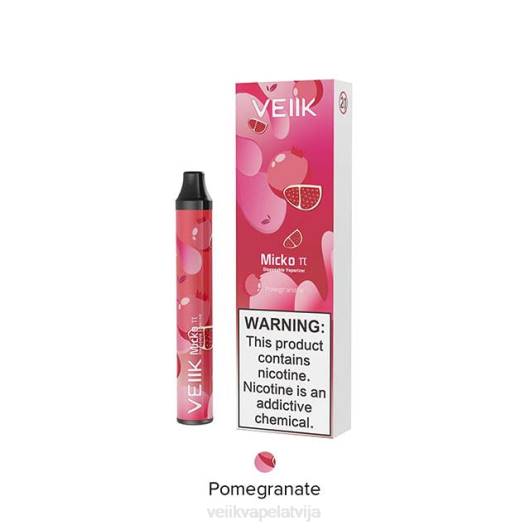 VEIIK Micko Pie vienreizējās lietošanas vape 600 uzpūtienus VEIIK Vape Price 2R8N23 granātābols
