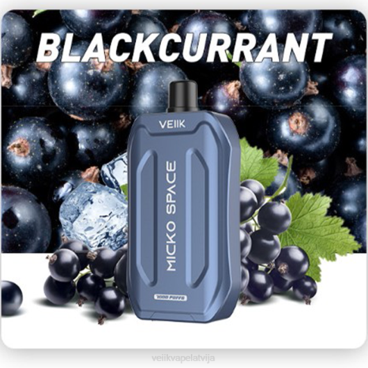 VEIIK Micko Space vienreizējās lietošanas vape 7000 uzpūtienu VEIIK Vape Latvija 2R8N41 upenes